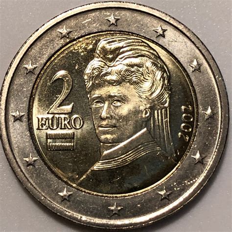 Ost144 Moneda Austria 2 Euros 2002 Unc Bu Ayff Mercado Libre