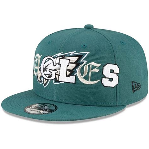 Mens New Era Midnight Green Philadelphia Eagles Mixed 9fifty Snapback Hat