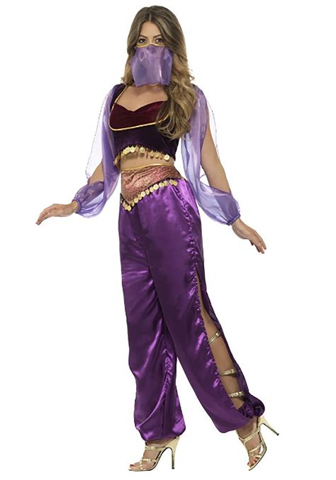 Purple Belly Dancer Costume For Women