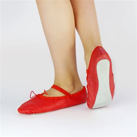 Red Soft Leather Ballet Slippers Slipperland Flickr
