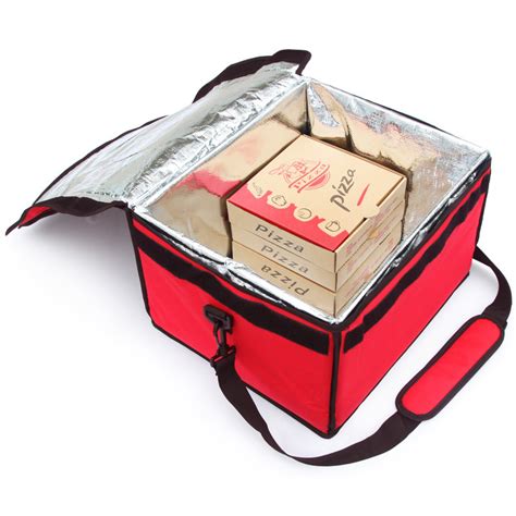 Custom Thermal Bags Tote With Insulated Compartment Thermal Bag For Hot Food Delivery