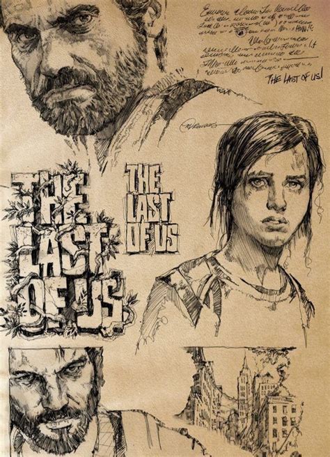 Cool Art Drawings Art Drawings Sketches The Last Of Us2 Video Game