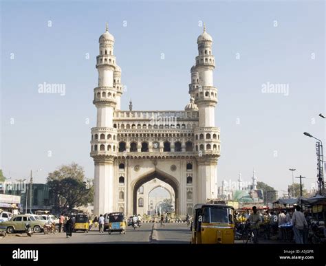 Charminar Monument Hyderabad Andhra Pradesh India Stock Photo Alamy
