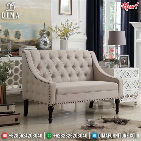 Bahan alami seperti kayu, serta kulit pada sofa menjadi tren pada tahun 2020 ini. Sofa Minimalis 2 Dudukan Elite Vintage Type Good Looking MMJ-0765