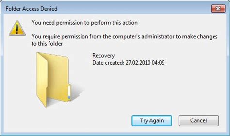 Fixing The Folder Access Denied Error Message In Windows Ghacks Tech News