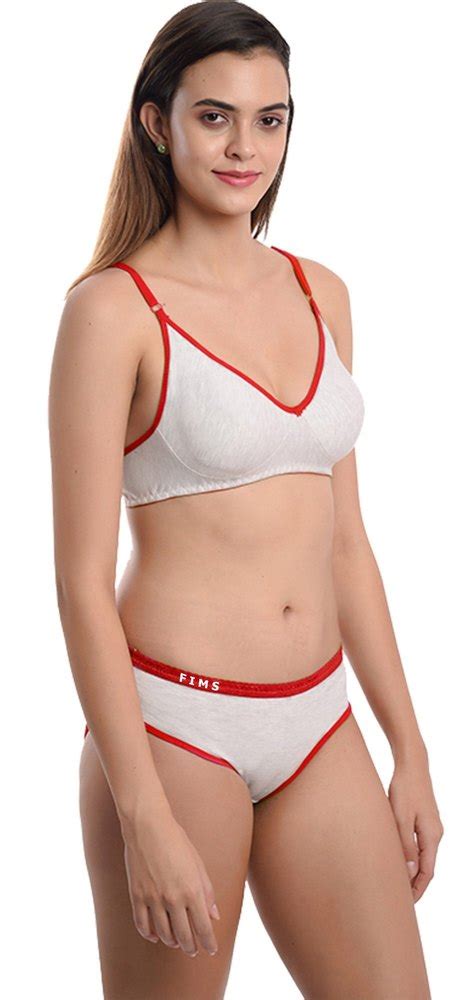 multicolor fims fashion is my style soft cotton blend bra panty set for women everyday wear