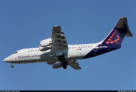 Oo Dwj Brussels Airlines British Aerospace Avro Rj100 Photo By Marc