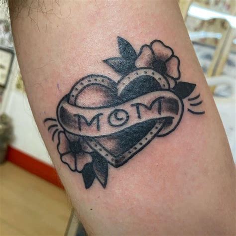 Top 45 Best Mom Heart Tattoo Ideas 2021 Inspiration Guide Mens