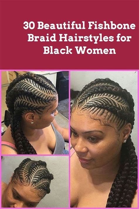 30 Beautiful Fishbone Braid Hairstyles For Black Women Makeup Nail