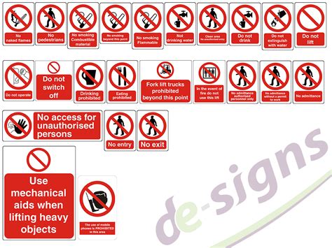 Prohibitionsigns De Signs