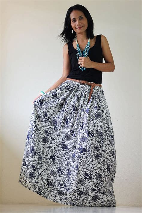Boho Maxi Skirt By Nuichan ~latest African Fashion African Women