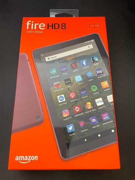 New Amazon Fire Hd 8 32gb Tablet Wi Fi Alexa 8 Inch 2020 10th Gen