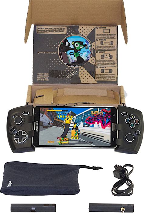 Phonejoy Bluetooth Game Controller Black Advanced Bundle For Android