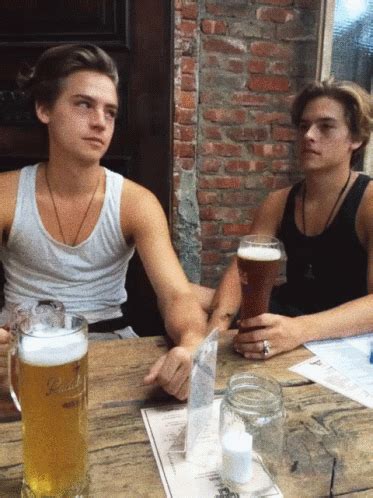 Cole Sprouse Dylan Sprouse Gif Cole Sprouse Dylan Sprouse Beer