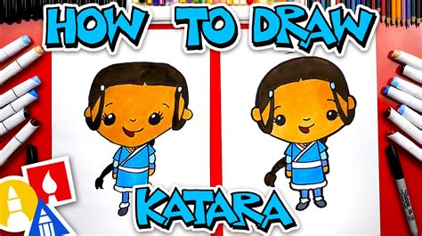How To Draw Katara From Avatar The Last Airbender Art For Kids Hub