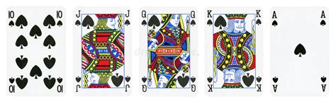 Spades Suit Playing Cards Stock Image Image Of Deck 140705677