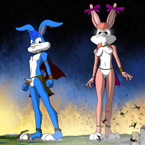 Rule 34 Anthro Babs Bunny Breasts Buster Bunny Color Female Fur Furry