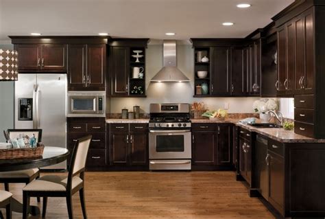 While we've been seeing dark gray kitchen cabinets for a few years, the trend toward lighter gray kitchen cabinets is more recent. Espresso kitchen cabinets - trendy color for your kitchen ...