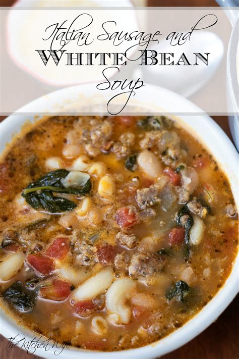 Italian Sausage And White Bean Soup Recipe The Kitchen Wife