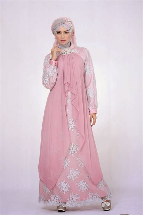 16 contoh desain baju gaun muslim wanita terbaru 2015