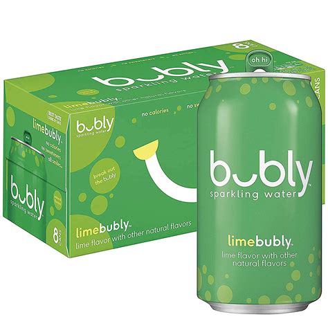 Buy Bubly Sparkling Water Lime 12 Fl Oz Cans 8 Pack Online At