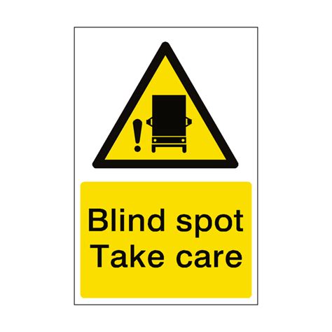 Blind Spot Take Care Sticker Safety Uk