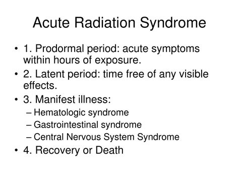 Ppt Chapter 36 Early Effects Of Radiation Powerpoint Presentation