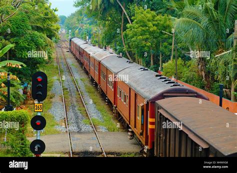 Sri Lanka Railway Stock Photo Alamy
