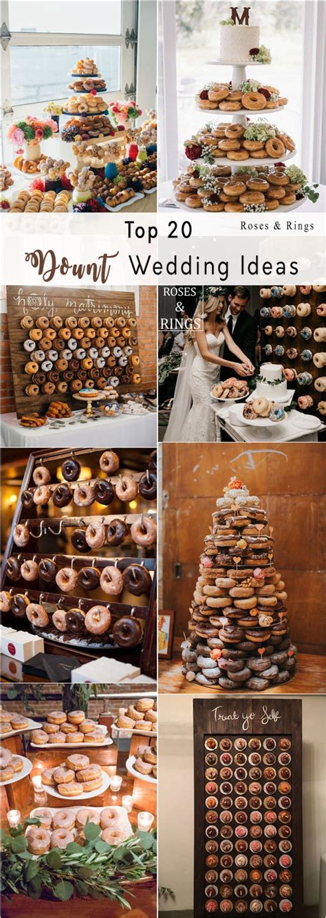 20 Adorable Wedding Donut Bar Ideas 2024