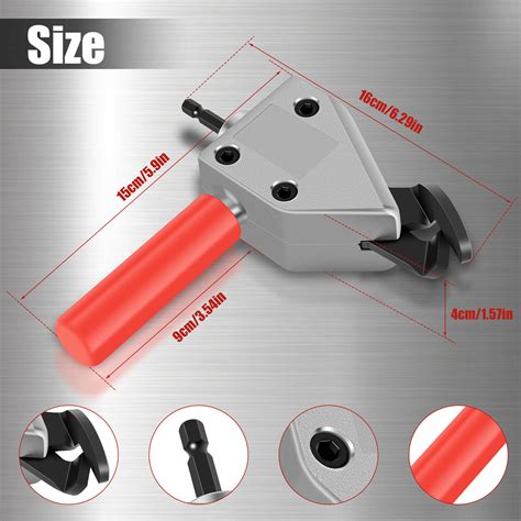 Metal Sheet Cutter Head Electric Drill Scissor Cutter Head Drill