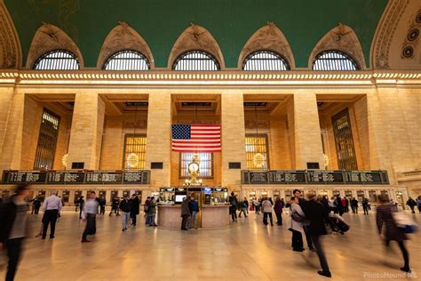 Grand central terminal is both a busy transport hub and a popular tourist attraction. Grand Central Terminal photo spot, New York