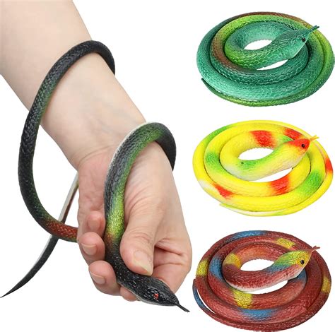 Buy Lxs Rubber Snakes To Keep Birds Away 4 Pieces Realistic Fake