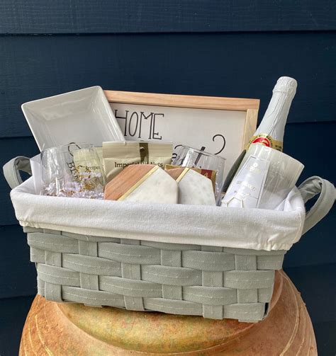 Champagne Themed T Basket With Custom Sign Etsy