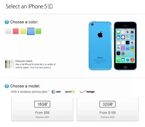 Apple Iphone 5c Now Available On Pre Order Starting At 99 Phonebunch
