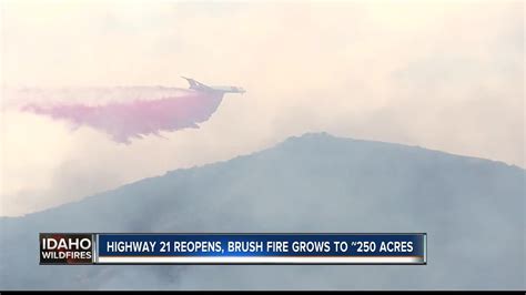 Highway 21 Reopens Fire Estimated At 250 Acres