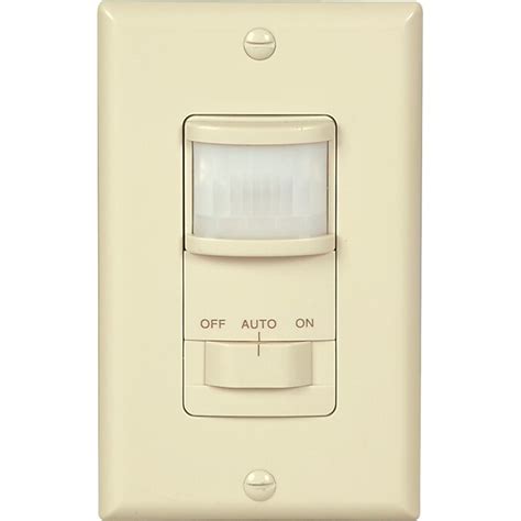 Cooper Wiring Devices Single Pole Almond Motion Light Switch In The