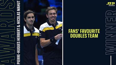 Pierre Hugues Herbert And Nicolas Mahut Voted Fans Favourite Doubles