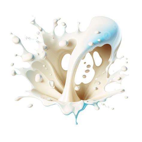 打翻的牛奶插圖psd設計圖片 牛奶 牛奶飛濺 水濺素材圖案，psd和png圖片免費下載
