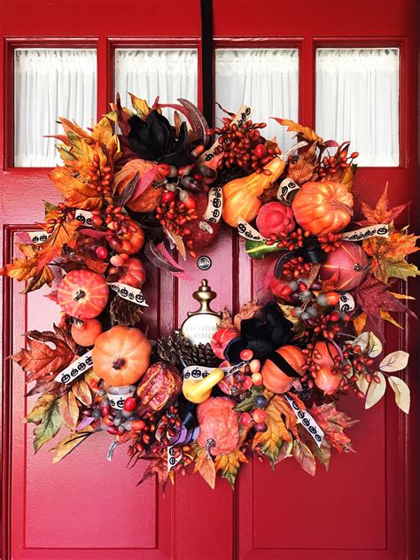 Diy Halloween Wreath Simple Sojourns