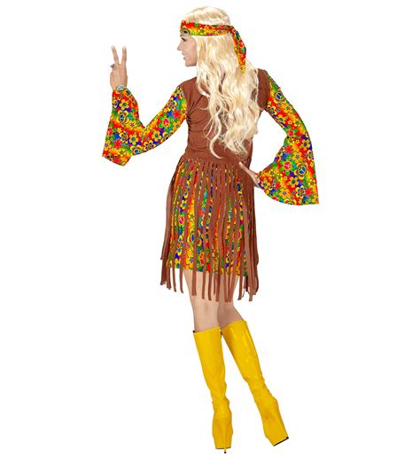 Kostümekostüm Hippie Girl Flower Power Outfitmehrfarbig Ch