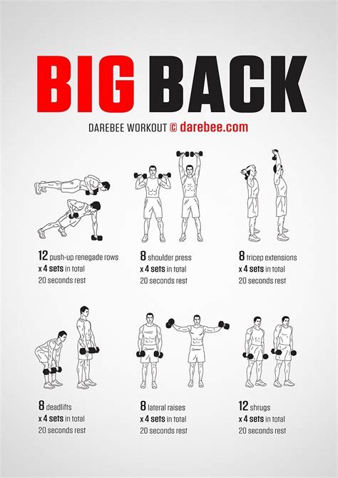 Big Back Dumbbells Big Dumbbells Big Back Workout Back Workout