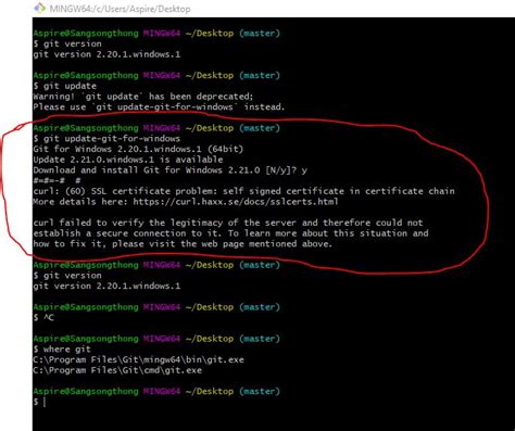 It's package that now i think the name is git bash for windows. Don't Understand Error Message on Git Bash On Windows 10 ...