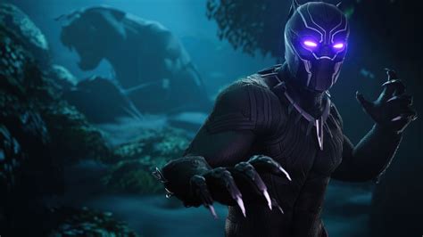 Black Panther Wallpaper 4k Skin Fortnite Dark 2020 Games