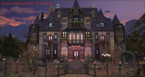 Include new layout ideas and customize your modern dream mansion. Gloomy mansion at Tanitas8 Sims » Sims 4 Updates