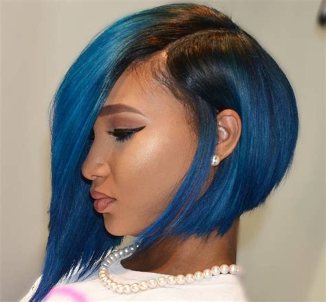 Blue Weave Hairstyles Blue Weave Hairstyles With Color Full Lace Wigs