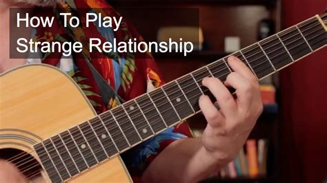 Strange Relationship Prince Acoustic Guitar Lesson Youtube