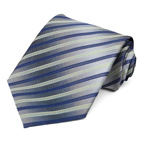 Royal Blue Striped Tie Shop At Tiemart Tiemart Inc