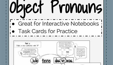 indirect object pronouns spanish worksheets