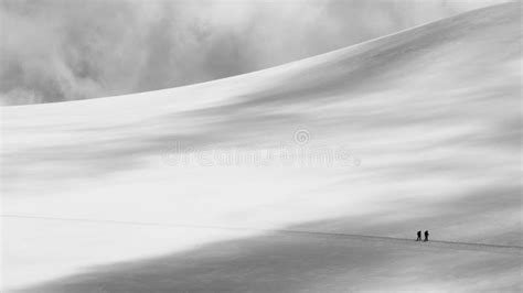 Snow And Clouds In The Alps Stock Photo Image Of Breithorn Skiing