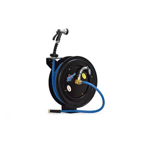 Make your outdoor living simple and organized with this reliable wall. BLUEBIRD 5/8 in. x 50 ft. Water Hose Reel-BLBBSWR5850 ...